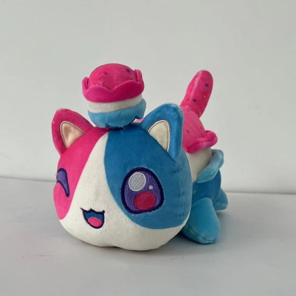 Aphmau Meemeows plysjdukke kattedukke myk puteleke Hamburg-WELLNGS macaron cat