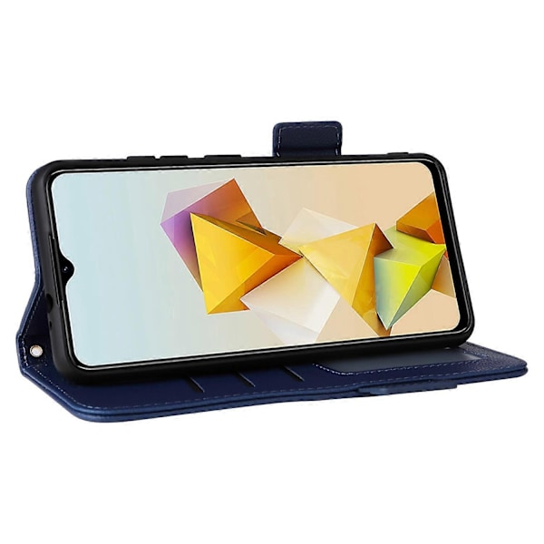 Flipfodral i läder med kortfack för ZTE Blade A73 Pro 5G/A73 5G/Optus X Pro 5G - WELLNGS Style E