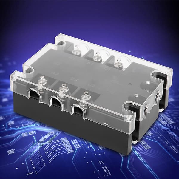 3-faset 40A AC AC Solid State Relæ SSR Input 90-250VAC Load 24-480VAC TSR-40AA H-WELLNGS