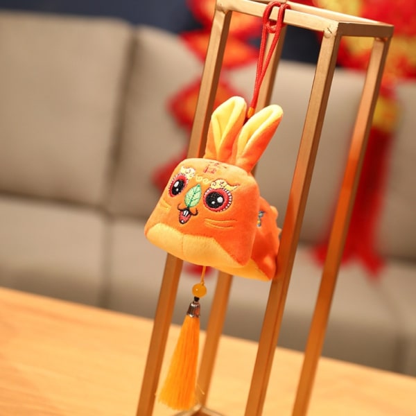 Bunny Toys Pendant Year Of The Rabbit ORANGE-WELLNGS orange