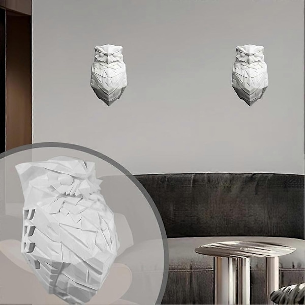 Dyr LED Ugle Lampe Nattlys, Hjemmedekorasjon Lampe for Studie Soverom Spisestue - WELLNGS