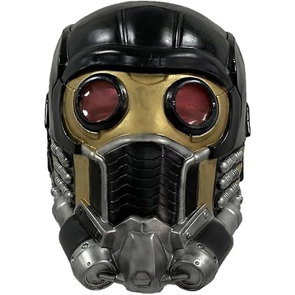 Star Lord Mask Lord Deluxe Hjälm Led Star Lord Masker Av Galaxen Full Head Halloween Cosplay Kostym Huvudbonad-WELLNGS