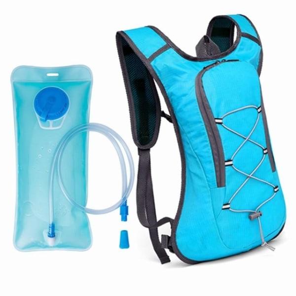 Ny cykelvattenväska Hydration Backpack Cykel R-WELLNGS Blue
