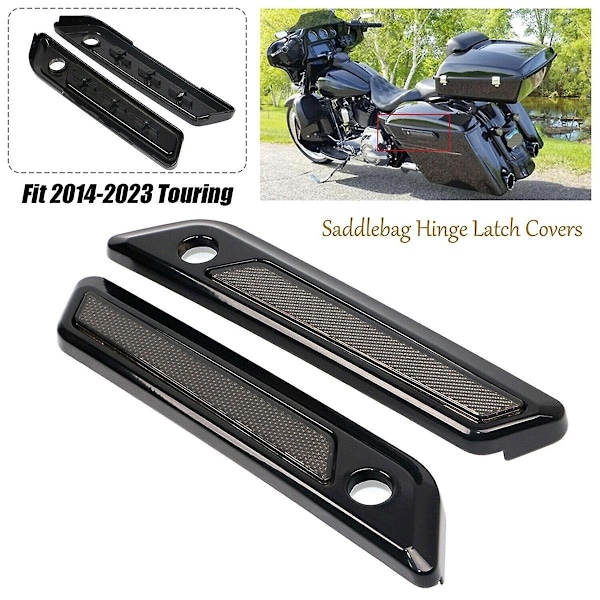 Salgbag Hengsel Lås Deksel for Touring Road Street Glide 14-23-WELLNGS