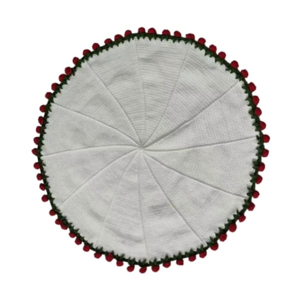 Bouquet Tæppe Hæklesæt Hæklestartersæt til Bouquet Gave Håndværk Håndlavet DIY Håndværk Strikkesæt til Entusiaster Voksne-WELLNGS White Red Rose