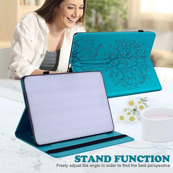 til Samsung Galaxy Tab S2 9.7 PU Læder Etui - WELLNGS Blue