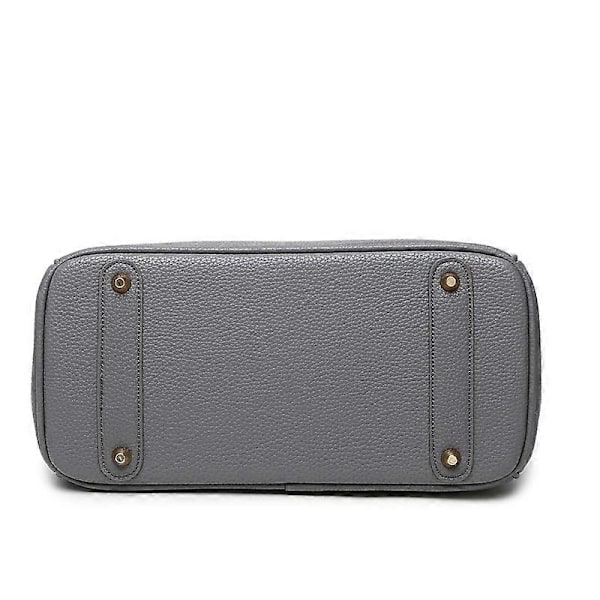 Tasker, dametasker, mode, grusfarvet, platin taske, crossbody taske, skuldertaske, damehåndtaske, afslappet pendlertaske - WELLNGS grey