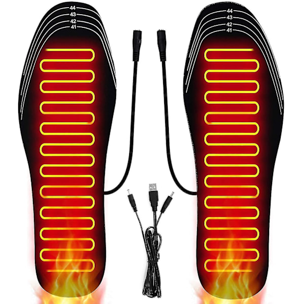 Winter Heated Insole Usb Rechargeable Heated Insole Walkable Heated Insole-WELLNGS 0 40 44