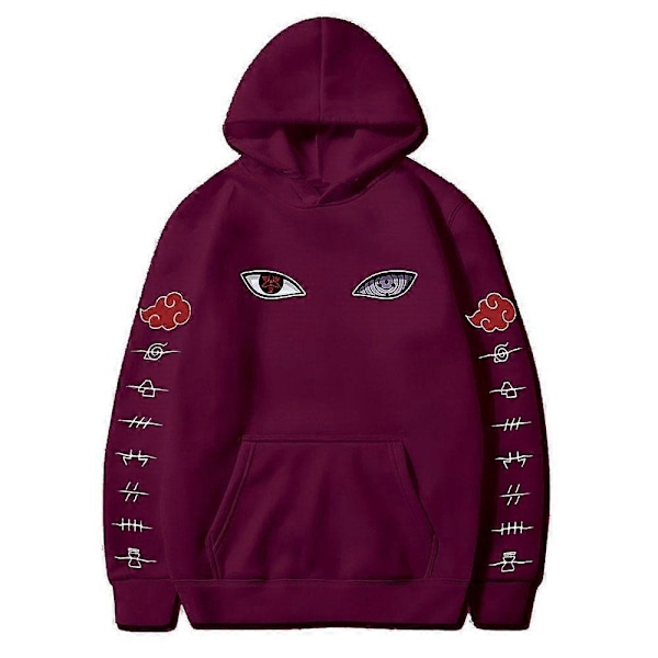 Naruto Cosplay Hættetrøje Harajuku Sweatshirts Mænd Bomulds Hættetrøjer - WELLNGS rose S