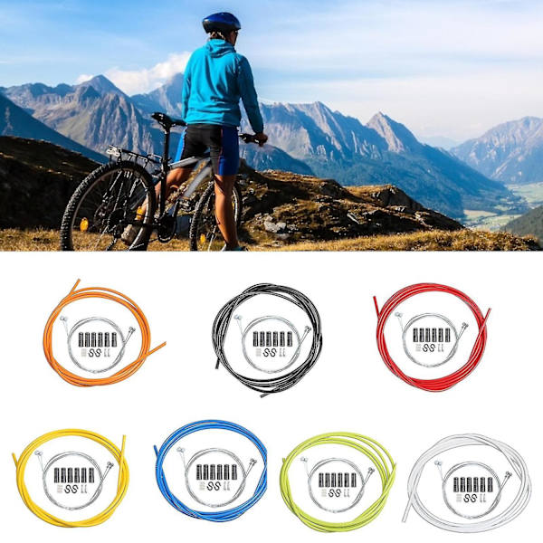 Bolany Universal Vaihtajan Vaijerit - Teräsköydet Maastopyörälle -WELLNGS Red Brake Wire