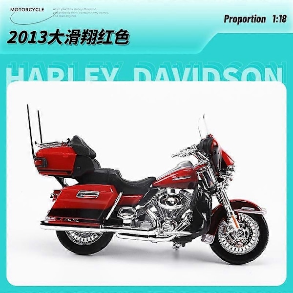 Maisto 1:18 Harley Davidson serie klassisk simuleret legetøjsmotorcykel i metal - WELLNGS 2007 XL 1200N