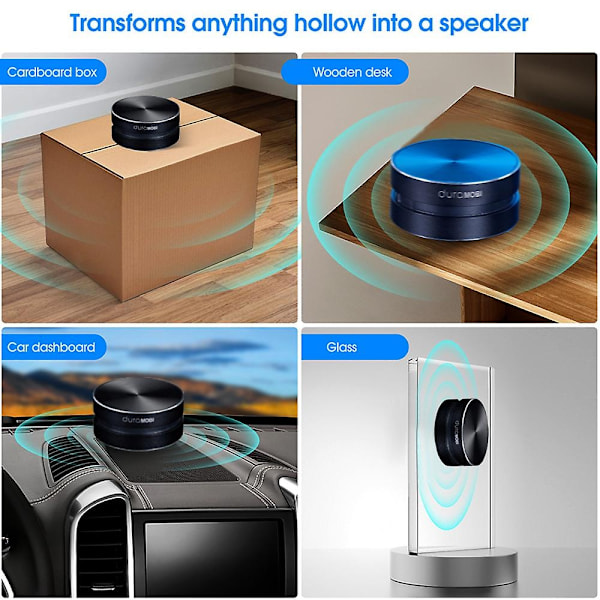 1-pack Trådlös BT-högtalare Benledning Högtalare Mini Bärbar Hög Stereo Ljud Inbyggd Mic Ljudlåda Röd-WELLNGS Red