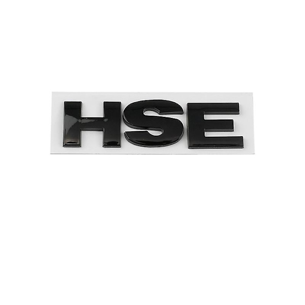 3d Abs Hse V8 Letters Auto Takatavaratilan Fender-merkki Embleemi Tarrat Land Rover Range Rover Sport Vogue Discovery 4-WELLNGS HSE-Gloss Black