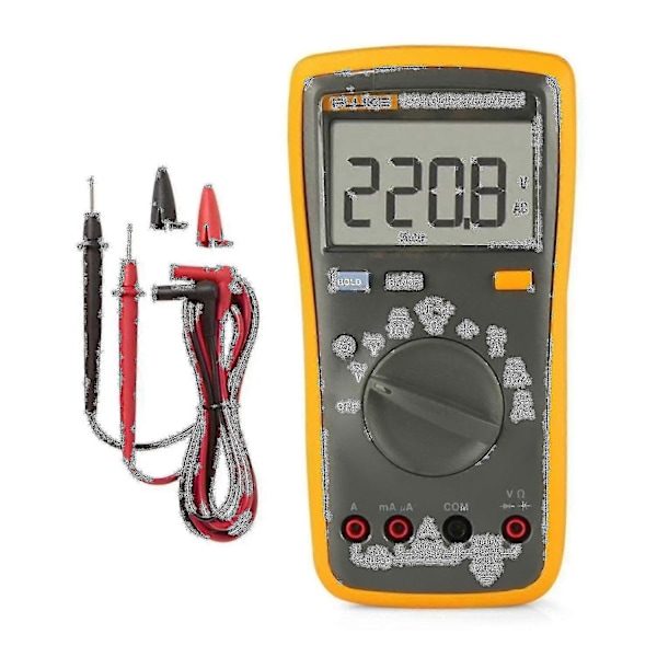 Fluke F15b+ 4000 räknare multimeter bärbar digital multimeter handhållen voltmeter ammeter spänning Me-WELLNGS