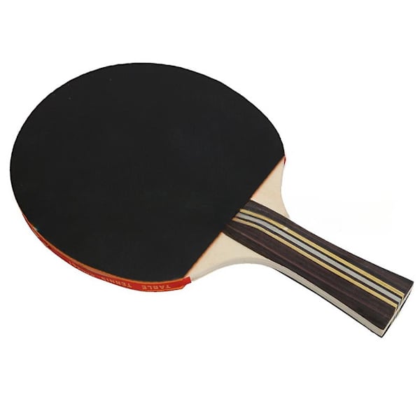 Bærbar bordtennisracketsett Ping Pong Blade Rackets Paddle med 2 lange håndtak Ping Pong Paddles + 3 baller - WELLNGS