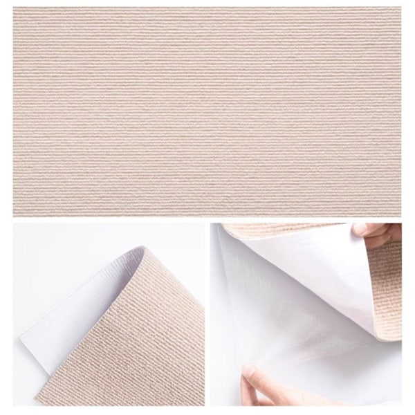 Selvklebende klorematte for katter - Klorematte for katter - Klorebrett for katter - Klorebrett for katter - Veggklør for katter - WELLNGS Beige