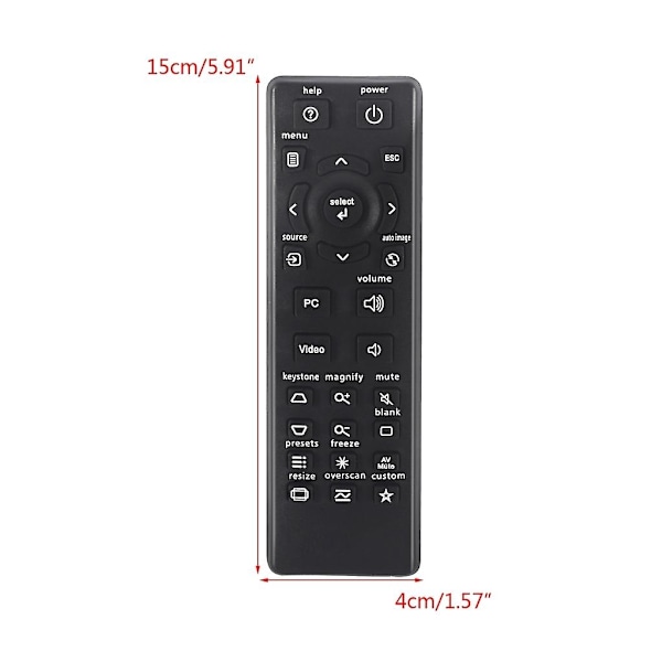 Fjernkontroll erstatning for Infocus IN126ST IN112 IN124ST IN122ST Remote-WELLNGS