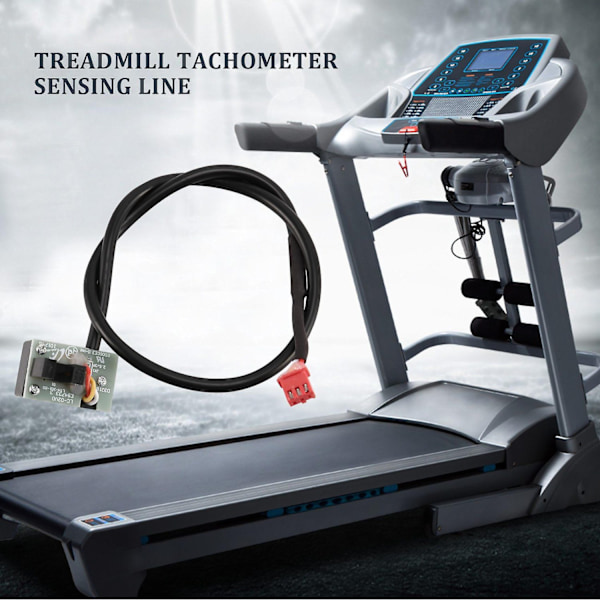 Treadmill Speed Sensor Kabel 3 Pin Lys Sensor Takometer Magnetisk Induksjon Speed Sensor for Treadmill Reservedeler-WELLNGS
