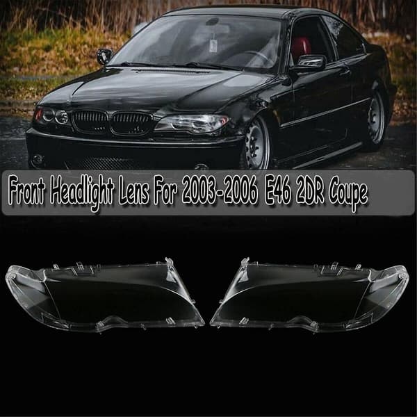 Strålkastarglas för E46 2DR Coupe 325Ci 330Ci 2003-2006-WELLNGS