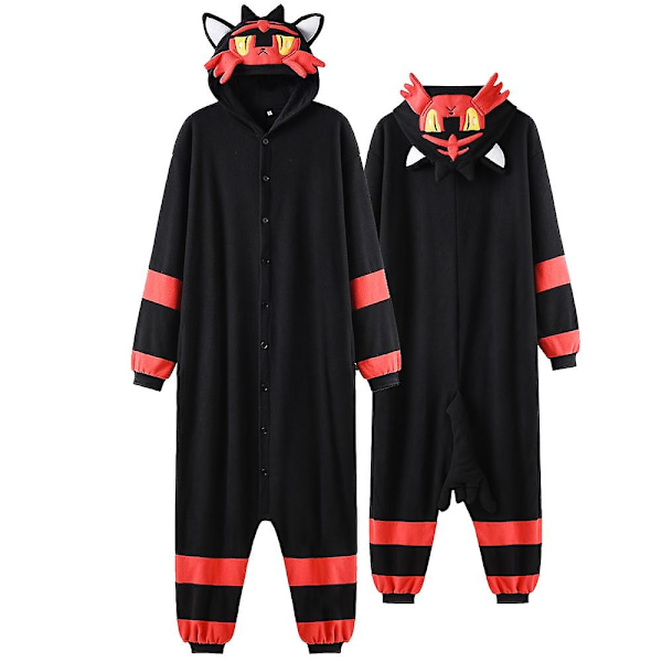 Kigurumi-pyjamas i ko-design för kvinnor och män – roliga och söta overaller för vuxna – vinterpyjamas – festivalkläder – djurdräkter – jumpsuit i hög kvalitet – WELLNGS SQ-21 M( fit 161-164cm)