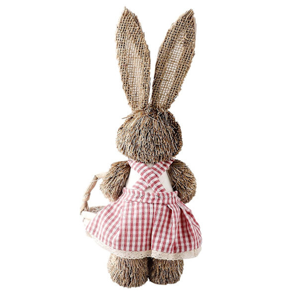 Påske Simulering Kanin Hjem Gave Pu Græs Tilbehør Stof Ornamenter Simulerede Børn Skum Legetøj Tilbehør Plys Bunny-WELLNGS