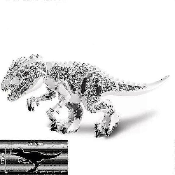 1 kpl Jurassic Iso Koko Dinosaurusten Rakennuspalikat T-rex Quetzalcoatlus Spinosaurus Toimintahahmot Lasten lelut-WELLNGS Baryonyx grey