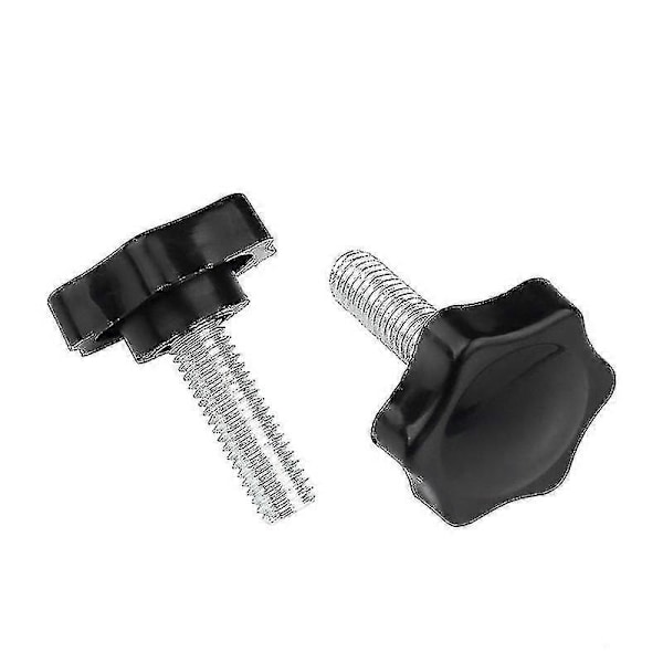 5/10 stk. Stjerneformet gjengeklemmingshåndtak Bolt Bakelitt Håndknott Strammeskrue Industriutstyr Plaststål M5 M6 M8 Excellent-WELLNGS 5PCS M6x35
