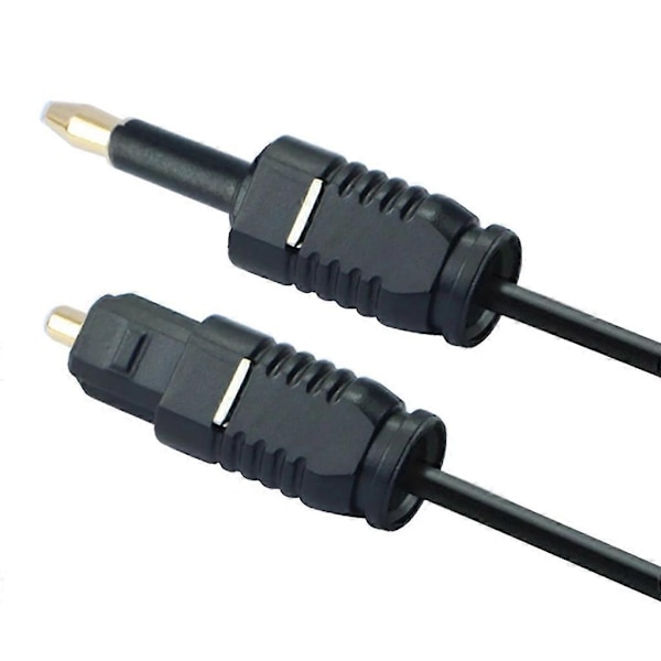 Digitaalinen Toslink - 3,5 mm optinen SPDIF-äänikaapeli, kullattu, 1/1,5/2/3m/5m - WELLNGS 1.5m