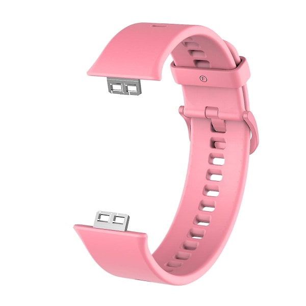 Myk silikonklokkearmbånd for Huawei Watch Fit - WELLNGS Pink Huawei Watch Fit