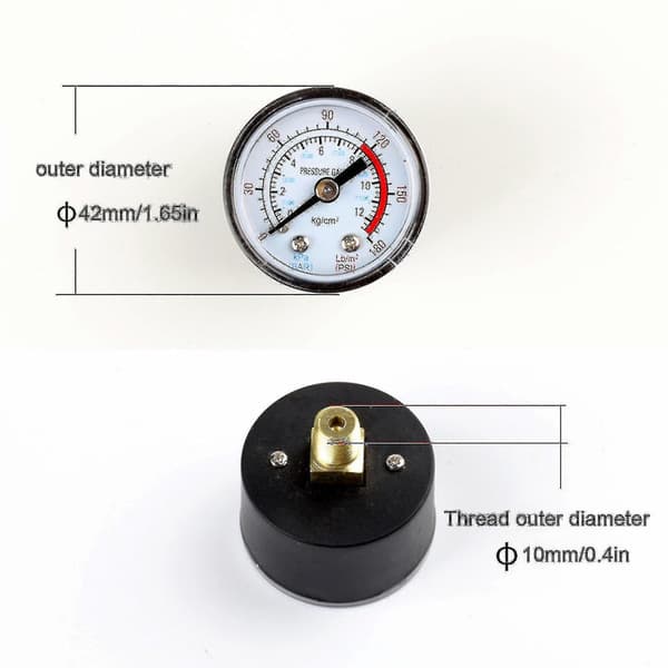 Luftkompressor Tryckströmbrytare Kontroll för Ventil 90-120psi Tryckregulator-YNP-WELLNGS