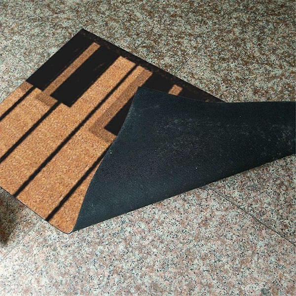 Pianonäppäimet Musiikkihuomautukset Etuovi Matto - Ulko/Sisäkäyttöön Ovikäytävä Matto Home-WELLNGS