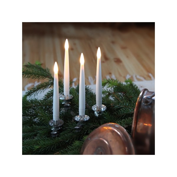 SMÅ söta batteri-antika ljus julgransbelysning med fint flimrande ljus-WELLNGS