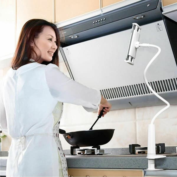 Tabletstander, kompatibel med iPad, sort