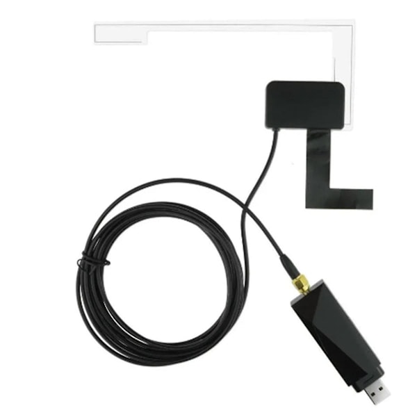 DAB + -antenni USB-sovittimella Android-autoradion GPS-stereovastaanotinsoitin yleismaailmalliselle - WELLNGS