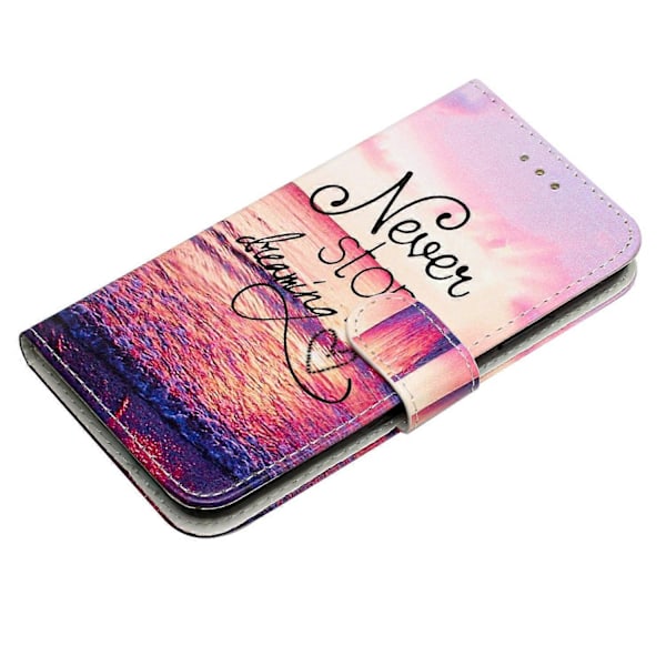 til HMD Pulse Pro Etui Trykt Mønster Design Læder Telefon Cover - WELLNGS Style G