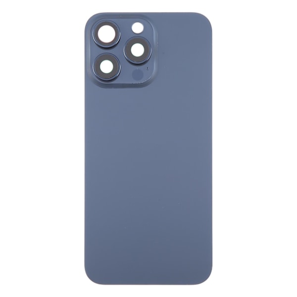 Glas batterilucka för iPhone 15 Pro Max-WELLNGS Blue