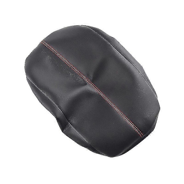 Yhteensopiva Toyota Rav4 2020 2021 2022 -auton keskikyynärnojan suojuksen kanssa, mikrokuitunahkaa, musta kyynärnojan suojakotelo, sisätilan lisävaruste - WELLNGS Black White Stitch