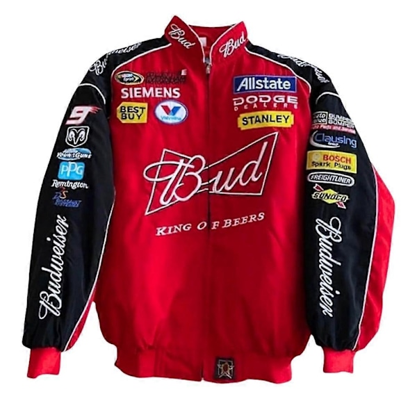 Budweiser Sort F1 Racerjakke - WELLNGS S