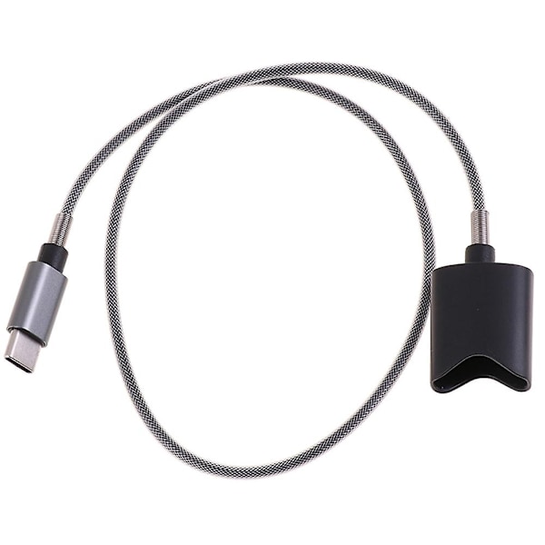 Type C-grensesnitt ladekabel for Vuse Alto magnetisk laderkabel universell design 45cm (grå Typ-WELLNGS