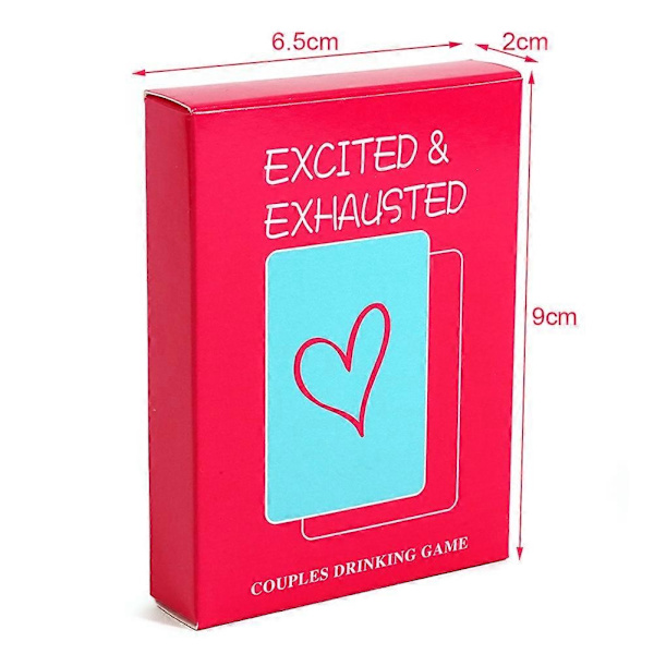 Par spændte udmattede sjove spil kort Interessante interaktive spil kort til date night-WELLNGS Sex Card