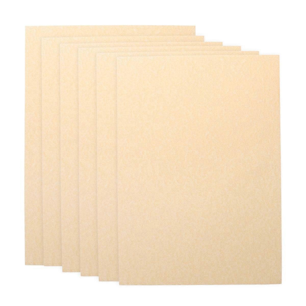 50 st A4-papper Pergament Retro Papper (Ljusbrun)-WELLNGS