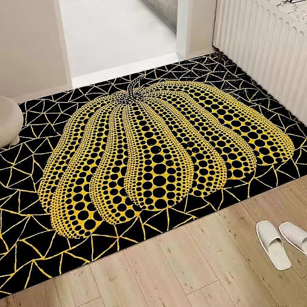 Yayoi Kusama Taide Lattiapäällyste Pohjoismainen Tyyli Koti Ovimatto Kylpyhuone-wc Matot Makuuhuone Hotelli Sisustus Matto-WELLNGS z2 50x80cm