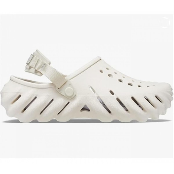 Kvinnors klassiska Echo Clog Tjocka Eva Platformskor Tjocka sula Slip On Sandaler-WELLNGS Cement ash M11 45 46