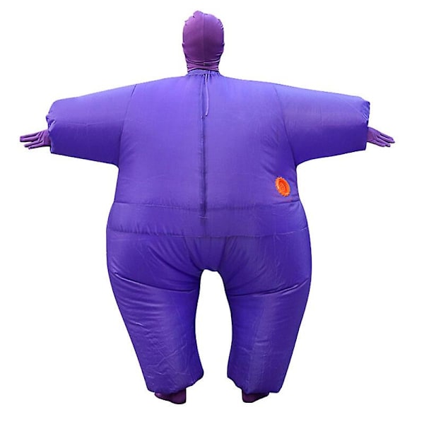 Inflatable Full Body Suit Costume Adult Funny Cosplay Cloth Party Toy Gift,100% New-WELLNGS Purple