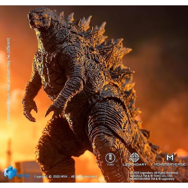 Hiya Toys Godzilla Vs Kong 18 cm Godzilla Action Figur -WELLNGS