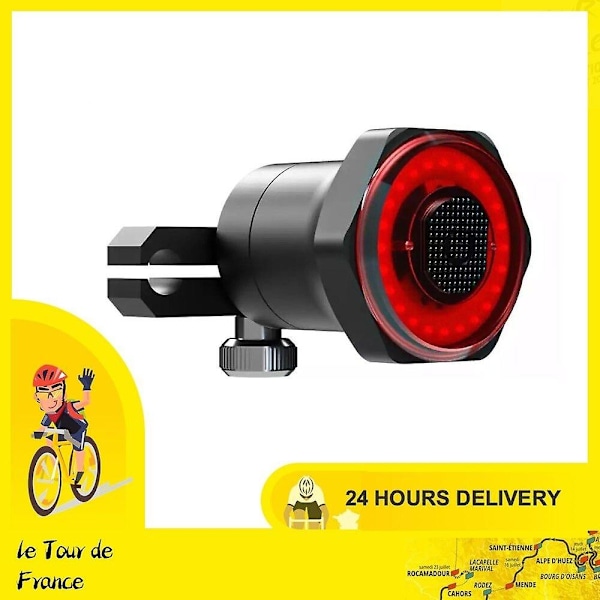 MEROCA Cykel Baklampa Smart Sensor Broms Bakljus MTB Bakljus Uppladdningsbar-WELLNGS Upgrade One