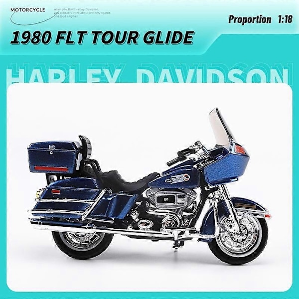 Maisto 1:18 Harley Davidson serie klassisk simuleret legetøjsmotorcykel i metal - WELLNGS 2018 CVO ROAD
