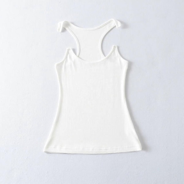 Luvette Tank, Kvinders Usynlig Rem Tanktop - WELLNGS white XS