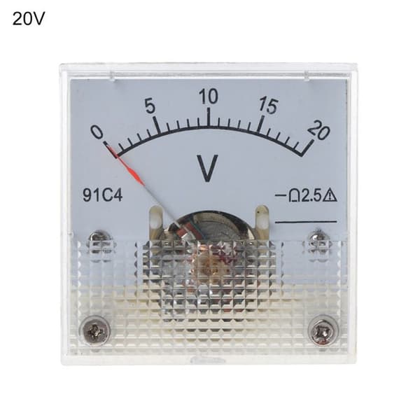 DC Voltmeter Analog Panelmätare 0-10V 0-10V-WELLNGS 0 0-10V