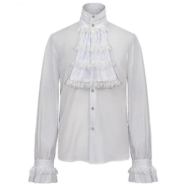 Miesten lasten steampunk-trenchcoat / paita Vintage Prince -takki keskiaikainen renessanssi takki viktoriaaninen edvardiaaninen cosplay-asu-WELLNGS red Jacket M